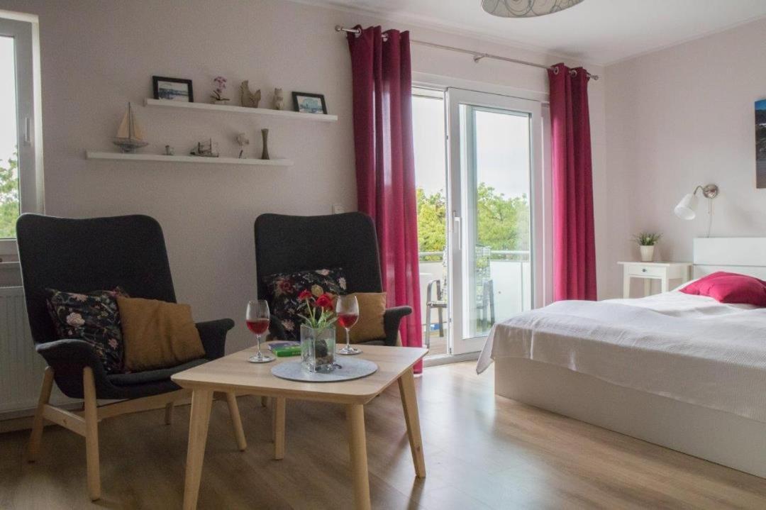 Studio 11 Im Haus Stranddistel, Modernes Studio Im 1 Og Fur 2 Personen In Zingst Exteriör bild